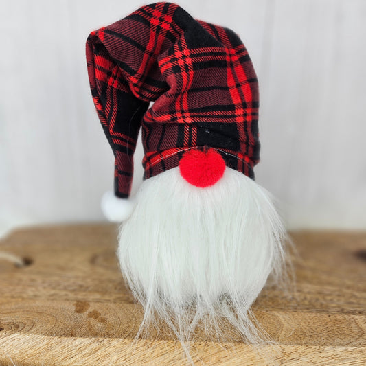 Gnome -black/ red plaid 1